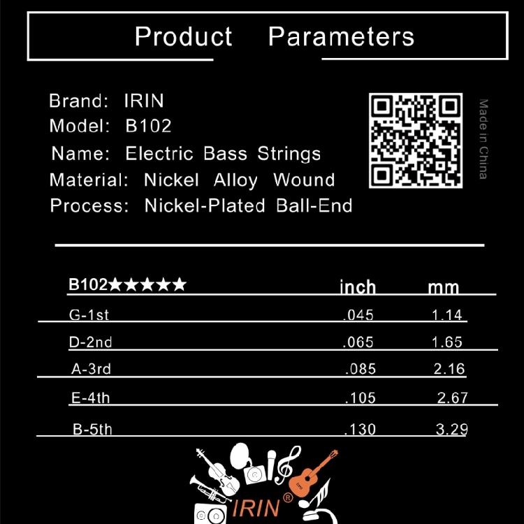 5-струнная струна для бас-гитары Струна для электробаса Прочная головка Комплект струн для электробаса