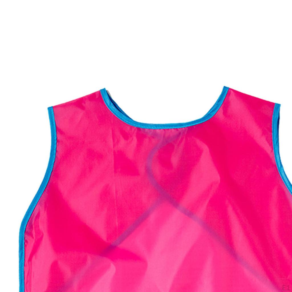 Фартуки для рисования, безрукавные художественные принадлежности, водонепроницаемые с карманным нагрудником для приготовления пищи, выпечки