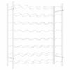 VidaXL Casier à bouteilles pour 48 bouteilles Blanc Métal 340908