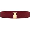 Solid Color Waist Strap Wide Waist Belts Exquisite Stretch Waistband  Women