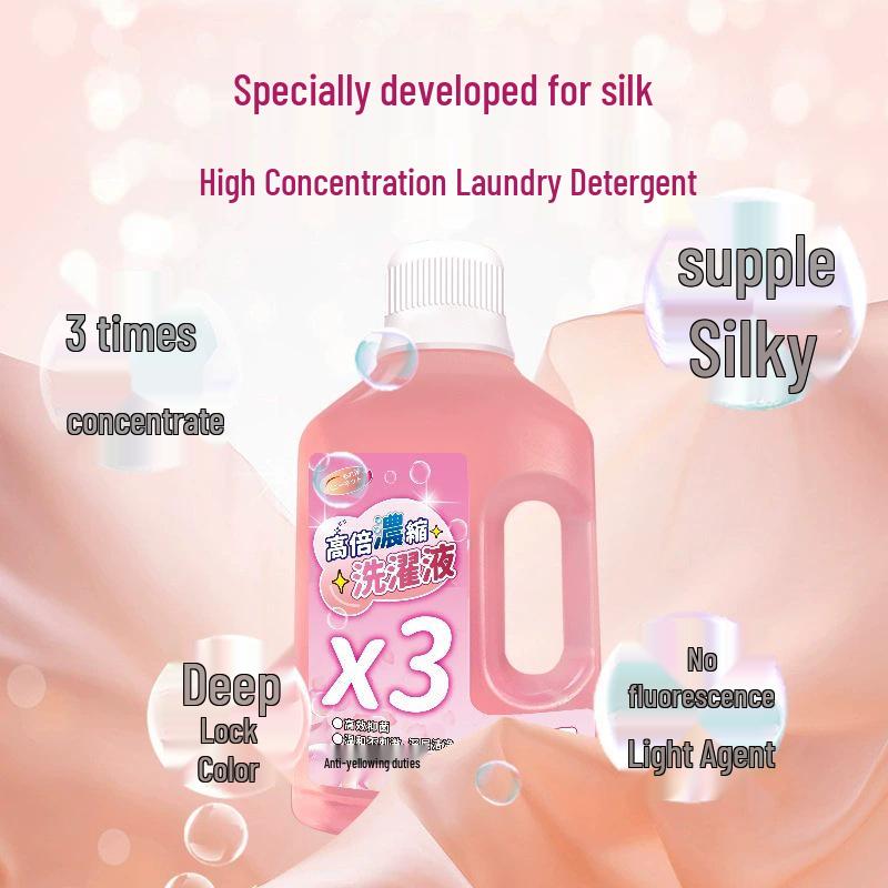 Роскошный шелковый стиральный порошок для шерсти и кашемира для свитеров и шерстяных изделий, пригодных для ручной стирки