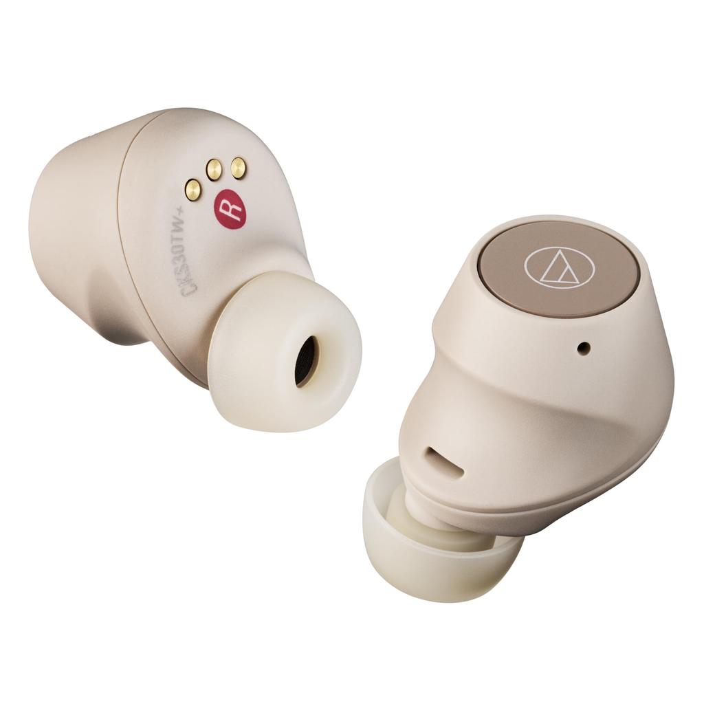 Bluetooth полностью беспроводные наушники SOL ATH-CKS30TW+/BG (Светло-бежевый)