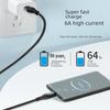 100W Type-C Fast Charge Cable with Intelligent Digital Display, 6A Real-Time Super Fast Charging