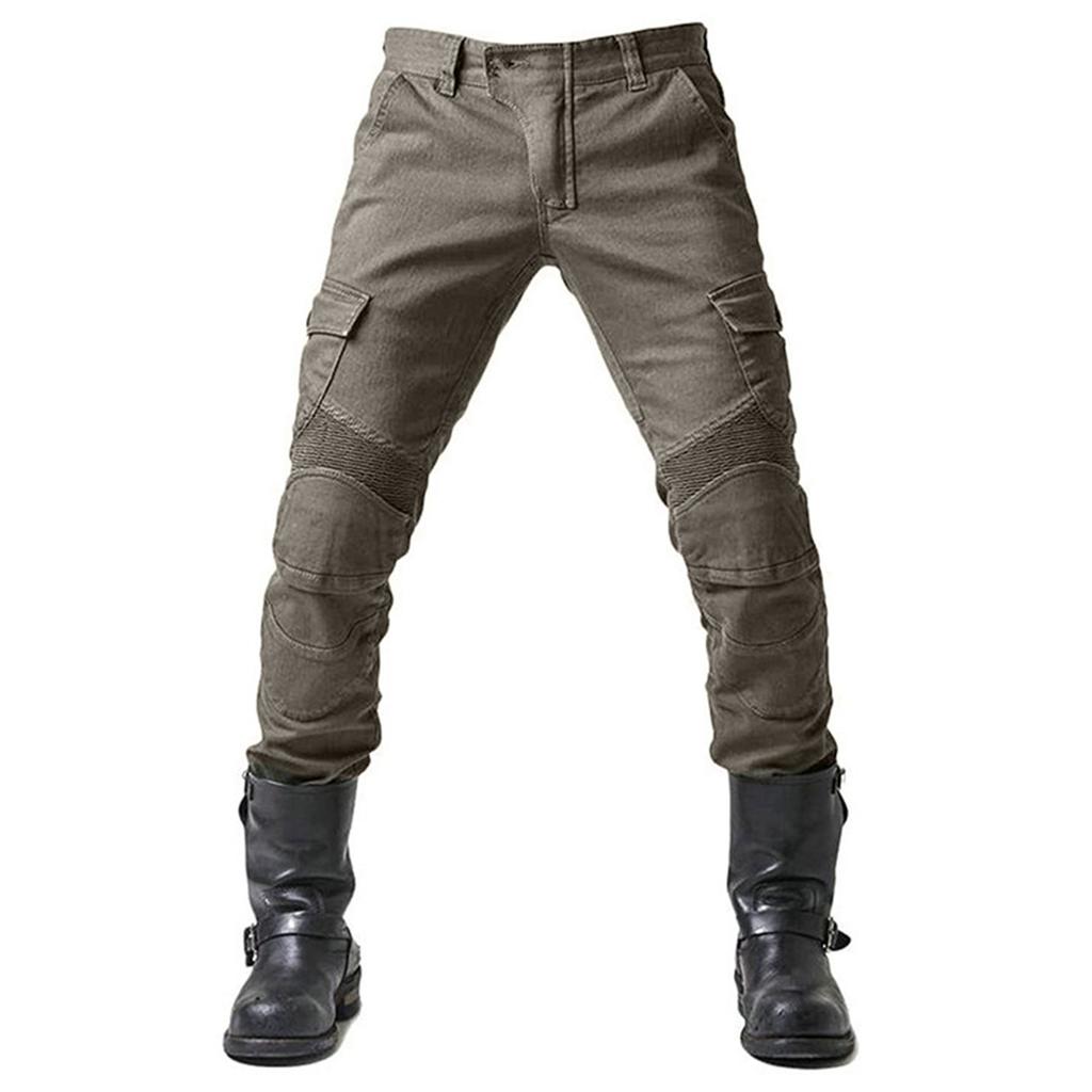 Мужские джинсы для велоспорта, мотоциклетный комбинезон с защитой от падения, дышащий, износостойкий, на все времена года