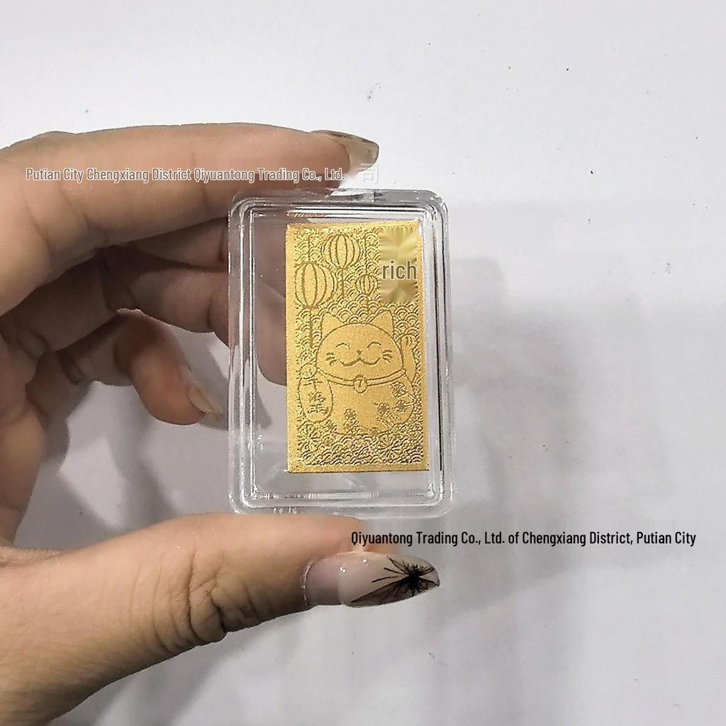999 Pure Gold Princess Lucky Mobile Phone Sticker – Brings Prosperity and Happiness