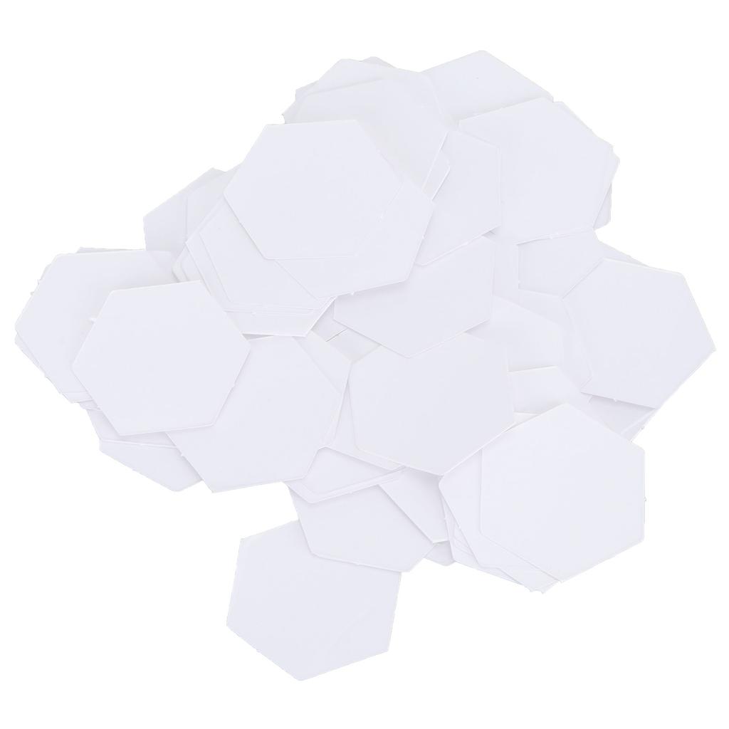 100Pcs PatchWork Template Hex Paper Modelboard Quilting Sewing Craft DIY Stitching Tool(16mm Hex )