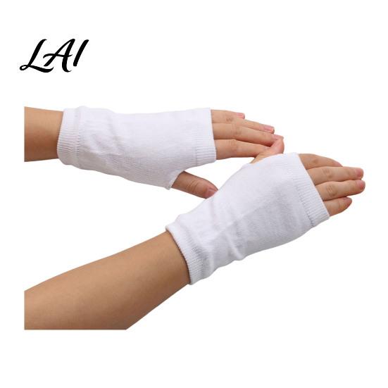 Anti Slip Gloves for Cycling 1 Pair Half Finger Women Breathable Sun Protection Driving Gloves Protective Hand Sleeves Non Lightweight Athletic
