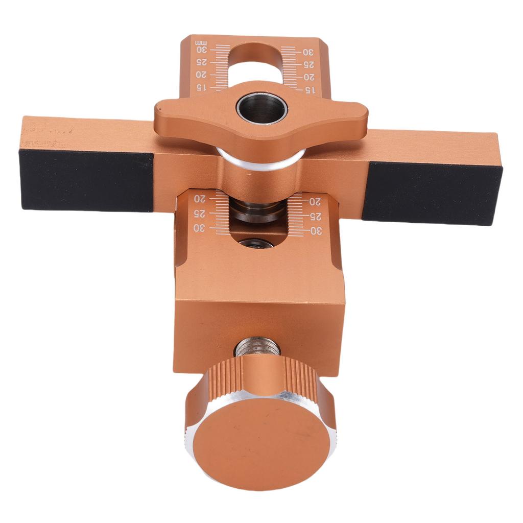 Позиционер для установки дверцы шкафа Алюминиевый сплав Регулируемый инструмент-кондуктор для монтажа дверцы шкафа для DIY Большинство дверц шкафов