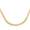 Used  Necklace MONET metal 17.7g gold Chain