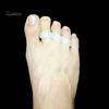 Puntos 1 пара 3 отверстия для разделителей пальцев ног Hallux Valgus ортез выпрямление стопы инструмент для ухода за ногами