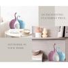 Beautiful Ceramic Elephant Family for Home Decor (Pack of 1,Multi-Coloured)