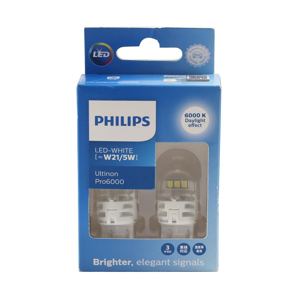 Автомобильный светодиодный белый Ultinon Pro6000 W21/5W 11066CU60 для Philip