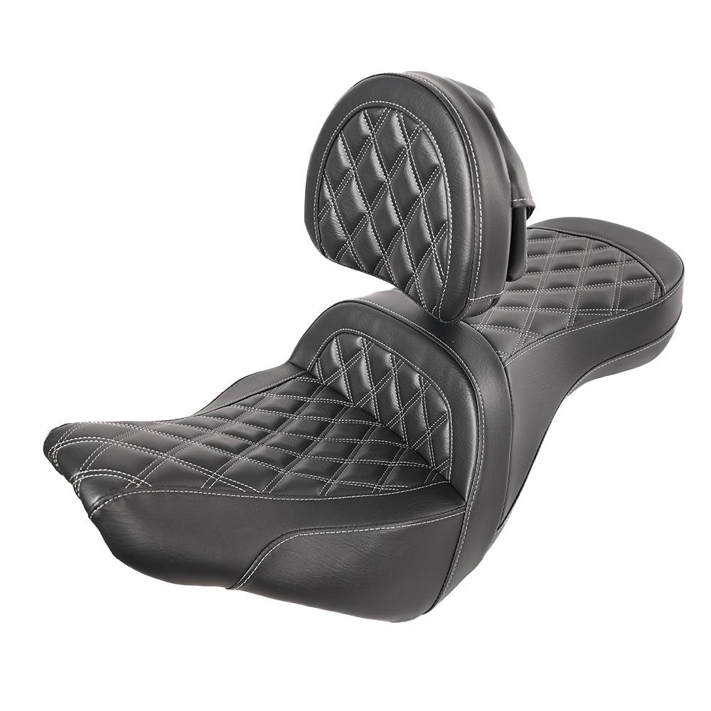 Мягкая подушка сиденья с поддержкой спины для Harley-Davidson Softail Streetfighter 18-25