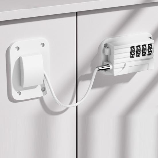 Замок двери морозильной камеры холодильника с регулируемой паролем конструкцией, установка без инструментов, простая установка, замок двери холодильника с защитой от детей