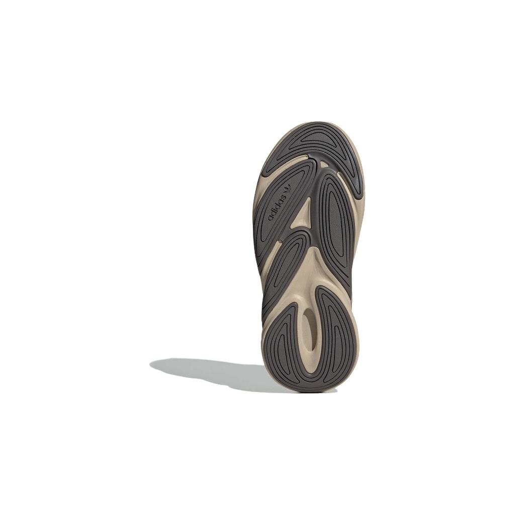 Adidas Originals Ozelia Тканевые Прочные Дышащие Низкие Детские Повседневные Кроссовки Детские Повседневные Кроссовки Коричневый Серый IE2801