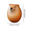Creative Shiba Inu Realistic Egg Shape Pvc Desk Decor Dog & Egg Union Decorations For Home Offices Fun Christmas Gifts