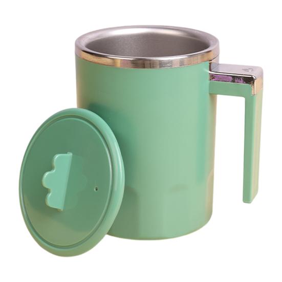 Кружка для кофе с функцией самопомешивания, светодиодный дисплей, температура, 350 мл, перезаряжаемая чашка для смешивания молока