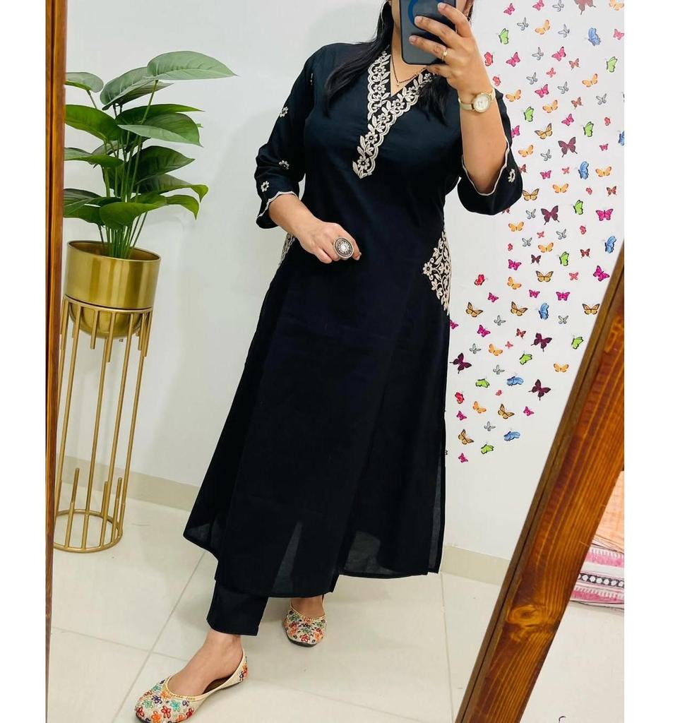 Женская дизайнерская одежда для вечеринок Курта Брюки Комплект Болливуд Индийский Пакистанский Топ Туника Курти Платье