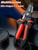 Многофункциональный электромонтажный инструмент: кусачки/стриппер/кримпер для зачистки и обжима проводов, для снятия изоляции и сетевого кабелирования