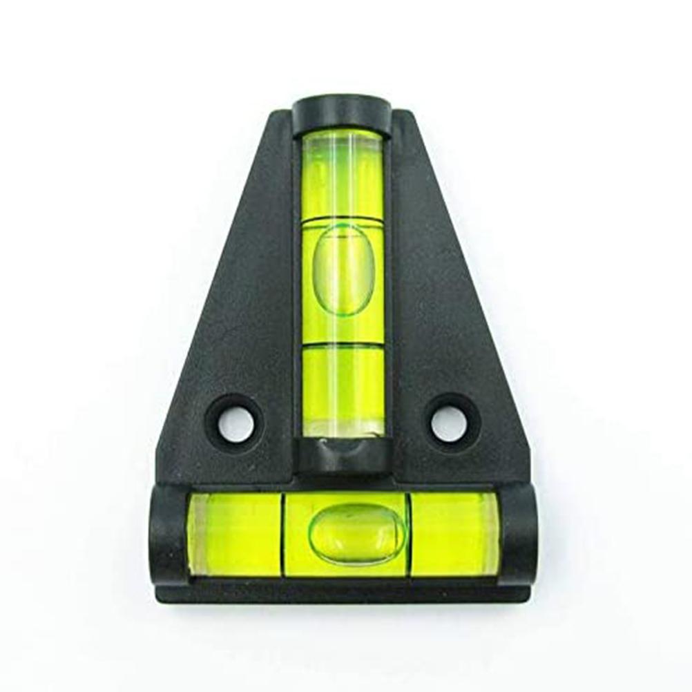 Портативный Т-образный уровень пузырьковый треугольный акриловый уровень мини спиртовой уровень для дома на колесах мебели камеры