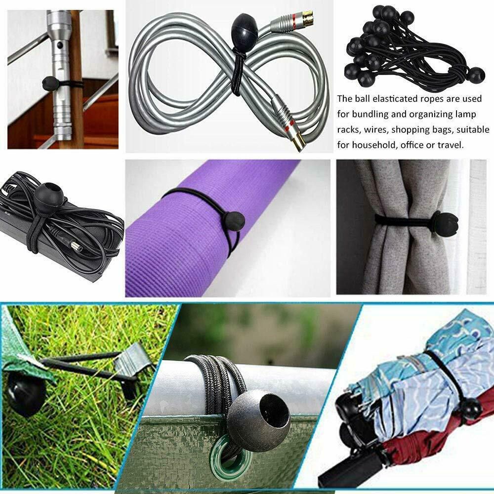 Завязки Бутылка для воды Фиксированный крепежный шнур для фиксации Эластичный шнур для эластичной резинки Черный мяч Эластичный шнур для эластичной резинки