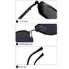 Eye Protection Retro Sunglasses Punk Black Shades Glasses Metal Frame Sunglasses  for Women Men
