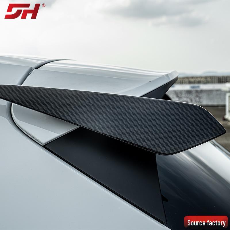 TurboGT Carbon Fiber Rear Spoiler for 2018-2025 Porsche Cayenne SUVs, Easy Install