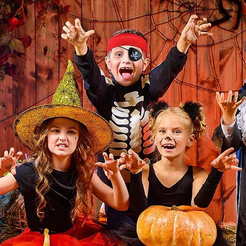 Пиратская вечеринка Косплей костюм Повязка на голову Повязки на глаза Дети Взрослые Хэллоуин День рождения Вечеринка Декорации Реквизит Шляпа капитана