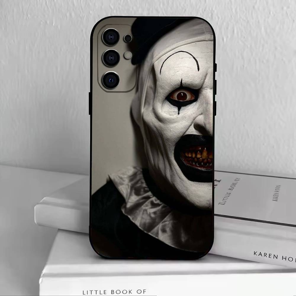 Чехол для телефона Gothic-Terrifier-Art the Clown Черный Силиконовый Мягкий Для Samsung S25,S24,S21,S22,S23,S30,Ultra,S20,Plus,Fe,Lite