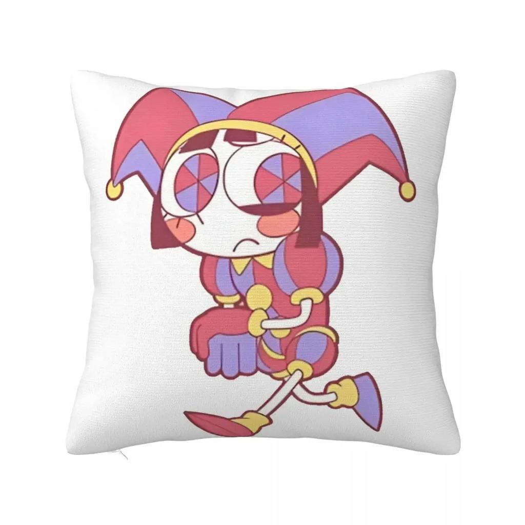 Pomni The Amazing Digital Circus Pillow Cases Cushion Covers Decorative Throw Pillow Case Cover for Sofa