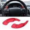 2Pcs For Honda Accord 13-18 Aluminum Red DSG Paddle Shifters Extensions Trim Decor