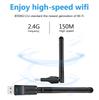 Беспроводная сетевая карта MT7601 USB WiFi беспроводной передатчик телеприставка IPTV беспроводной приемник Wi-Fi антенна для настольных ноутбуков