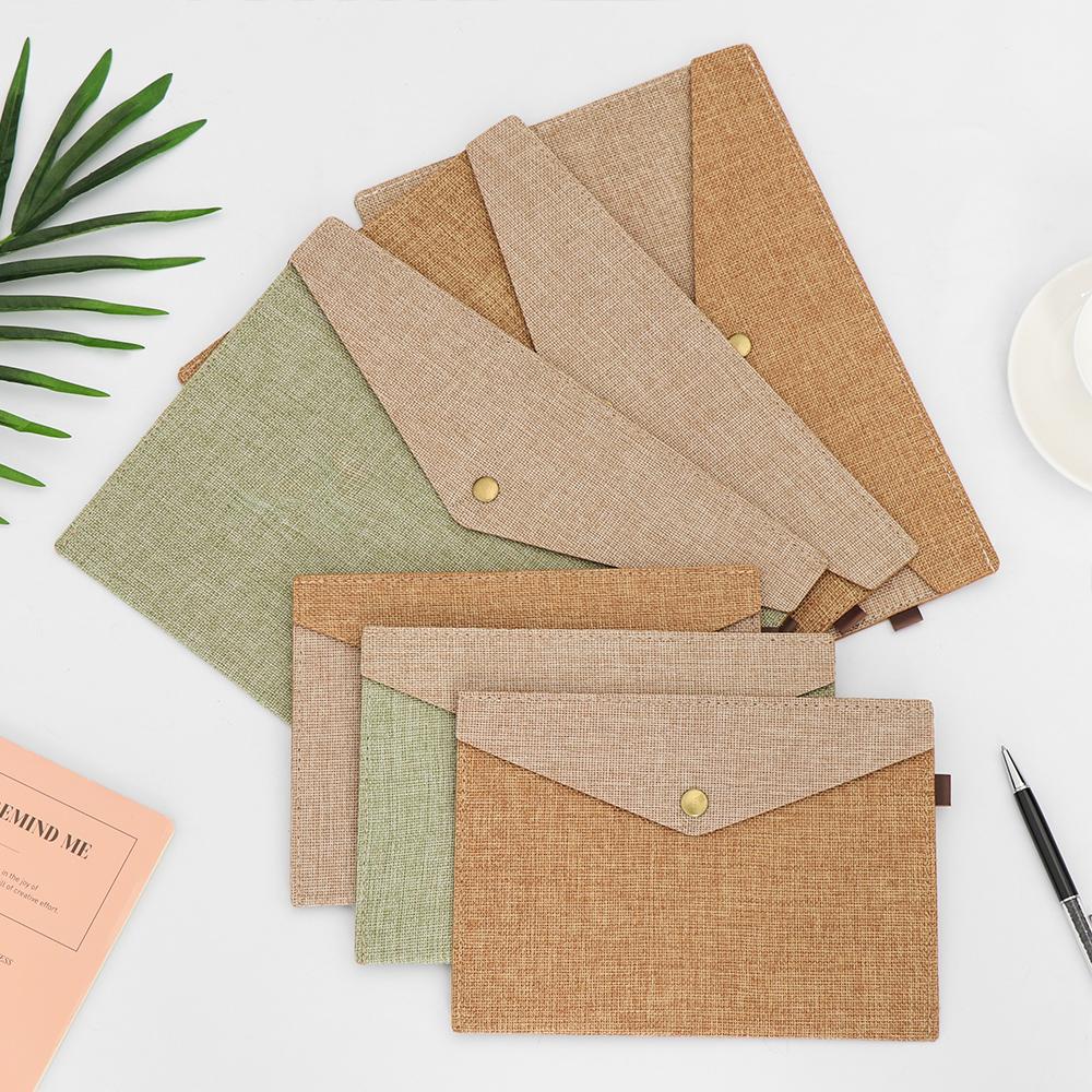 Supply Simple Portable Organizer File Folder Document Bag Canvas Felt File Briefcase Paper Holder