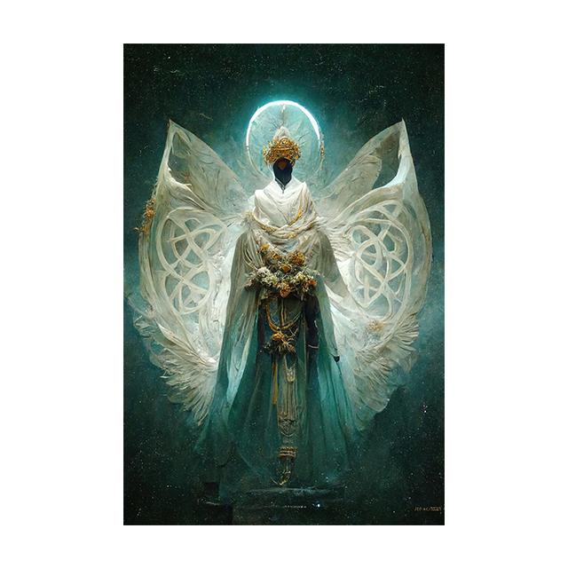 Raven Queen Sacral Redemption Плакаты и принты Настенные художественные картины Цветочные люди Картина на холсте Гостиная Домашний декор Cuadros