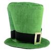 Green Homburg Leprechaun Fashion Top Hat Gifts for Boyfriend Hat Wide Brimmed Unisex Wear for Gatherings Photo Props
