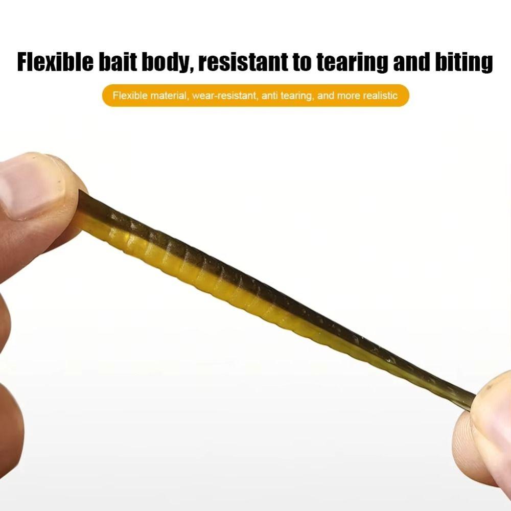 61 шт ПВХ пластиковый мягкий набор для наживки для рыбы коробка для хранения 40 наживок и 20 крючков рыболовные принадлежности