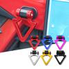 Universal ABS Car Trailer Ring Sticker Decoration Auto Rear Front Car Simulation Tow Hook Kit Racing Vehicle Towing Hook