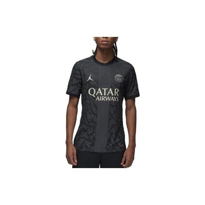 Jordan Джерси X PSG Paris Saint-Germain Third Away ADV Match 23/24 сезона с принтом логотипа Dri-FIT с коротким рукавом DX9759-069