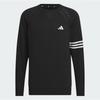 Adidas Golf 24 YearS SS Men S Knit 3S Long Sleeve Pullover Sweater In9050 Black