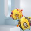 Puppy Frog Monkey Pattern Plush Cloth Ball Dog Pet Toy With Bell For Active Pets