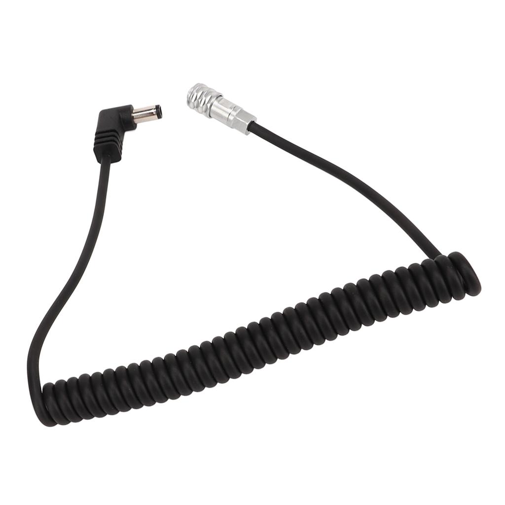 2Pin Spring Power Cable Plastic DC Camera Spring Power Supply Cord Replacement Accessory for BMPCC