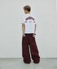 SCALLYWAG [Ryu Jung-Ran × Skelly Wung] Pull Up Straight Cotton Pants [Wine]
