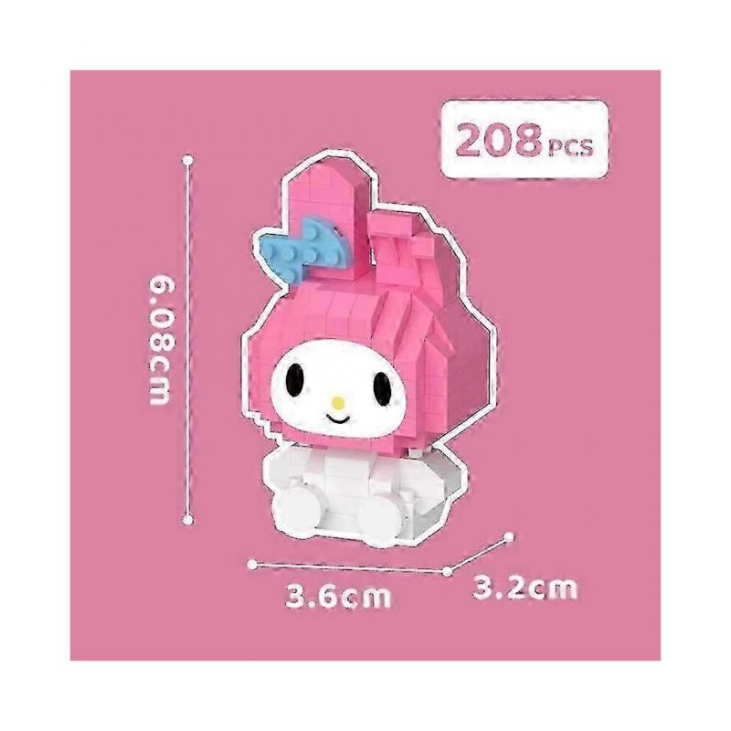Building block animation assembly toy, decorative model, children's educational toy
