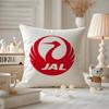 Japan Airlines Чехол для подушки Противопылевой наволочка Невидимая молния Шелковистый короткий плюш Чехол для диванной подушки