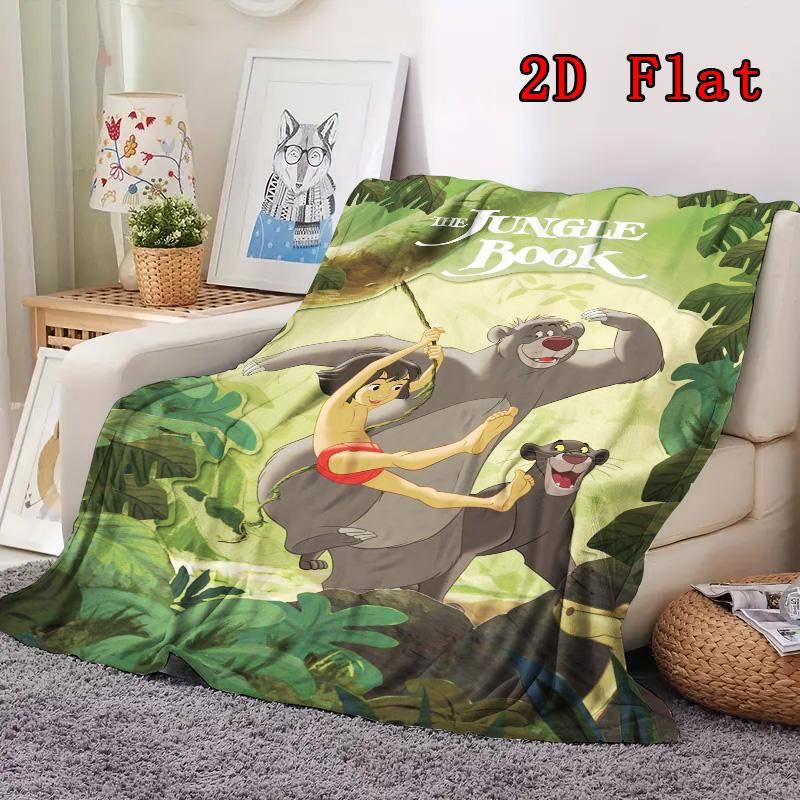 Jungle Tales 2D Flat Pattern Flannel Blanket High quality All Seasons Warmth and Comfort Perfect for Christmas Gifts.DMT0925017
