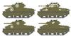 Platts Dragon WW2 Американская 105-мм гаубица M4A3 HVSS Sherman Пластиковая модель DR7313 1/72 (танк)