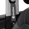 XOWS7 2pcs Car Seat Belt Pad Safety Strap Shoulder Cover Mat Accessories For Skoda Yeti Kamiq Kodiaq Karoq Octavia Fabia Rapid Vrs