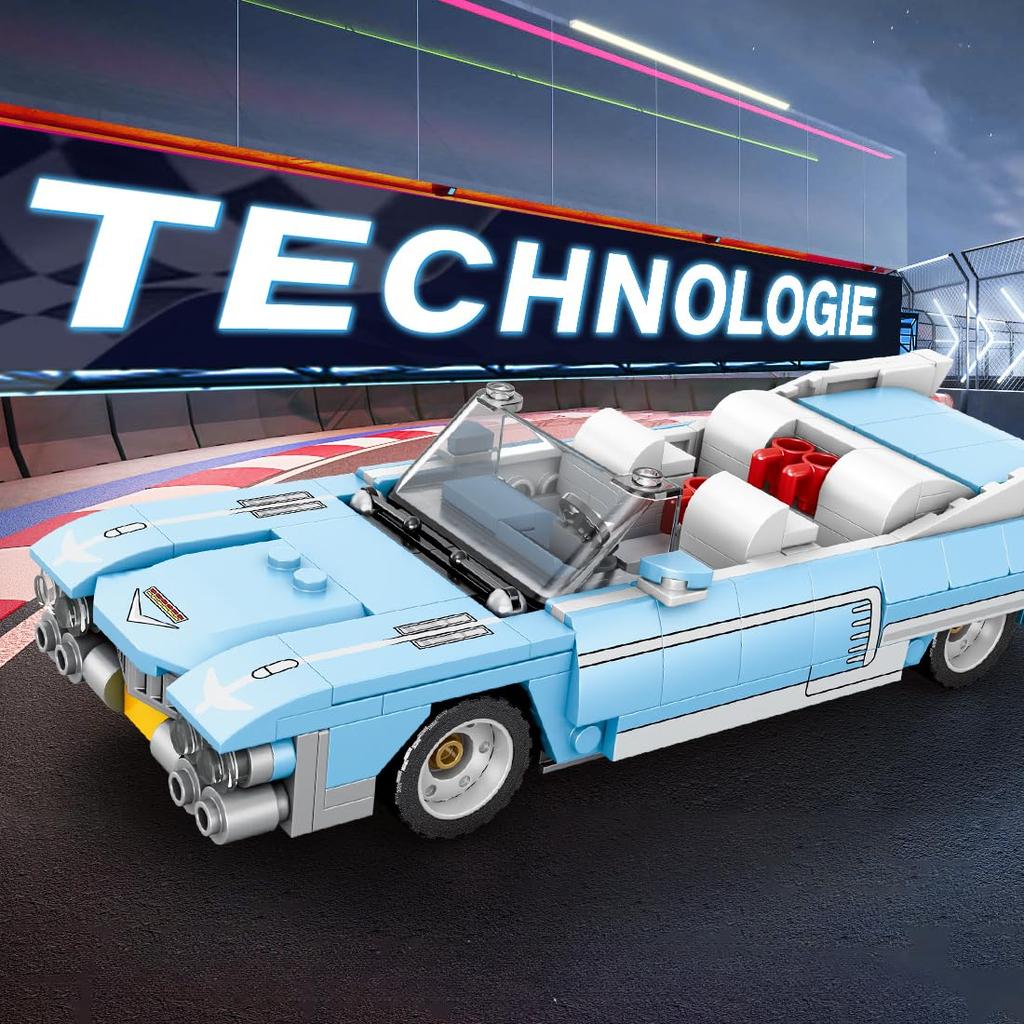 329PCS Roadster Car Building Block Creative City Vehicle Diy Car Model Bricks Настольные игрушки для детей Подарки на праздники