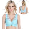 Large Size Underwear Vest Style Summer Lace Sexy Gathered Bra