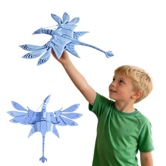 3D-печатный птерозавр с гибкими шарнирными крыльями, игрушка летающий дракон, реалистичная игрушка-антистресс для взрослых